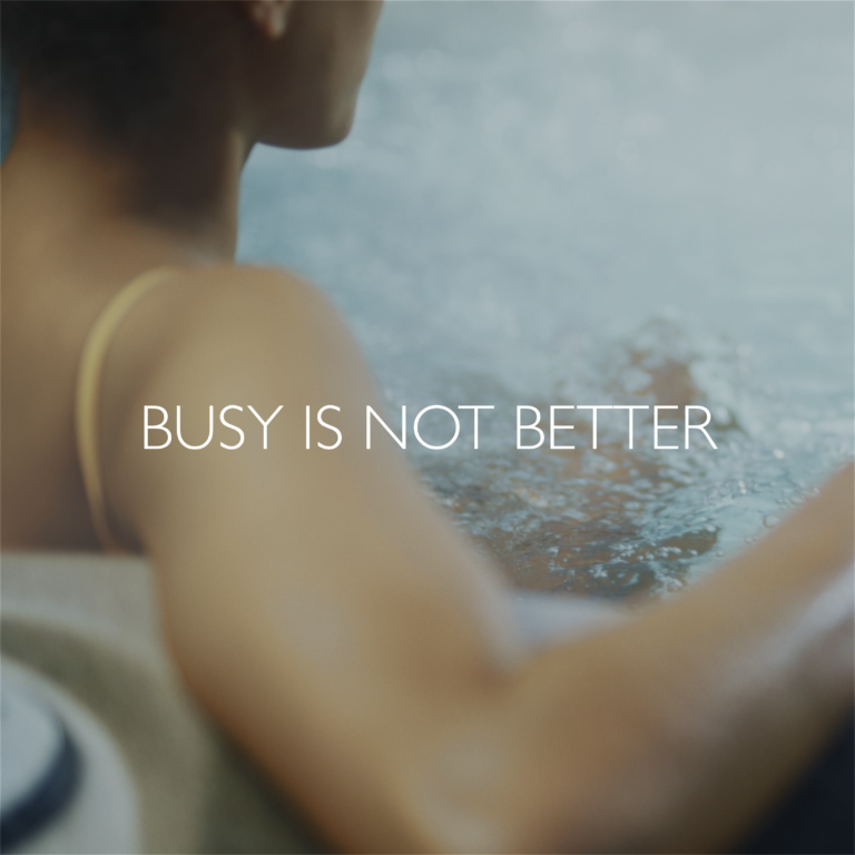 Women and Water - Hot Tub Benefits for Women - Busy is not better